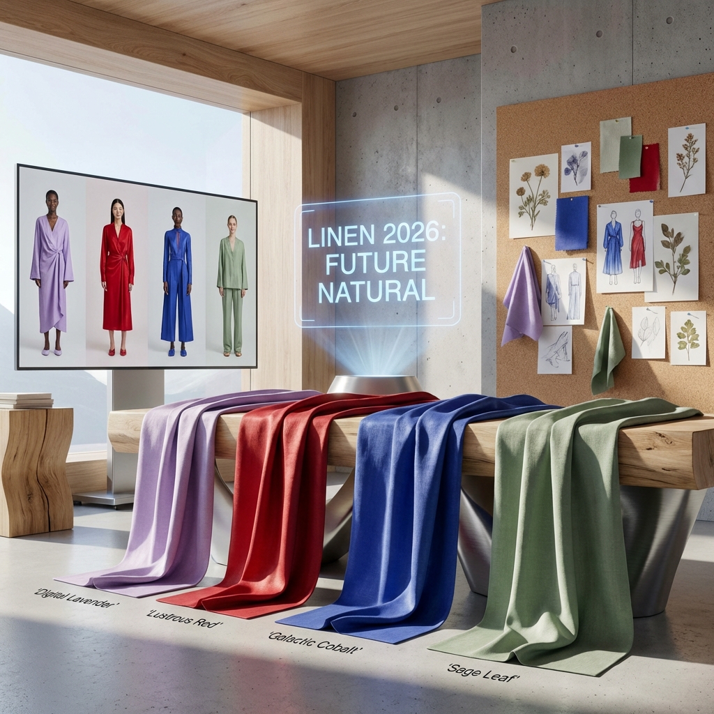 Xu hướng màu sắc vải linen 2026