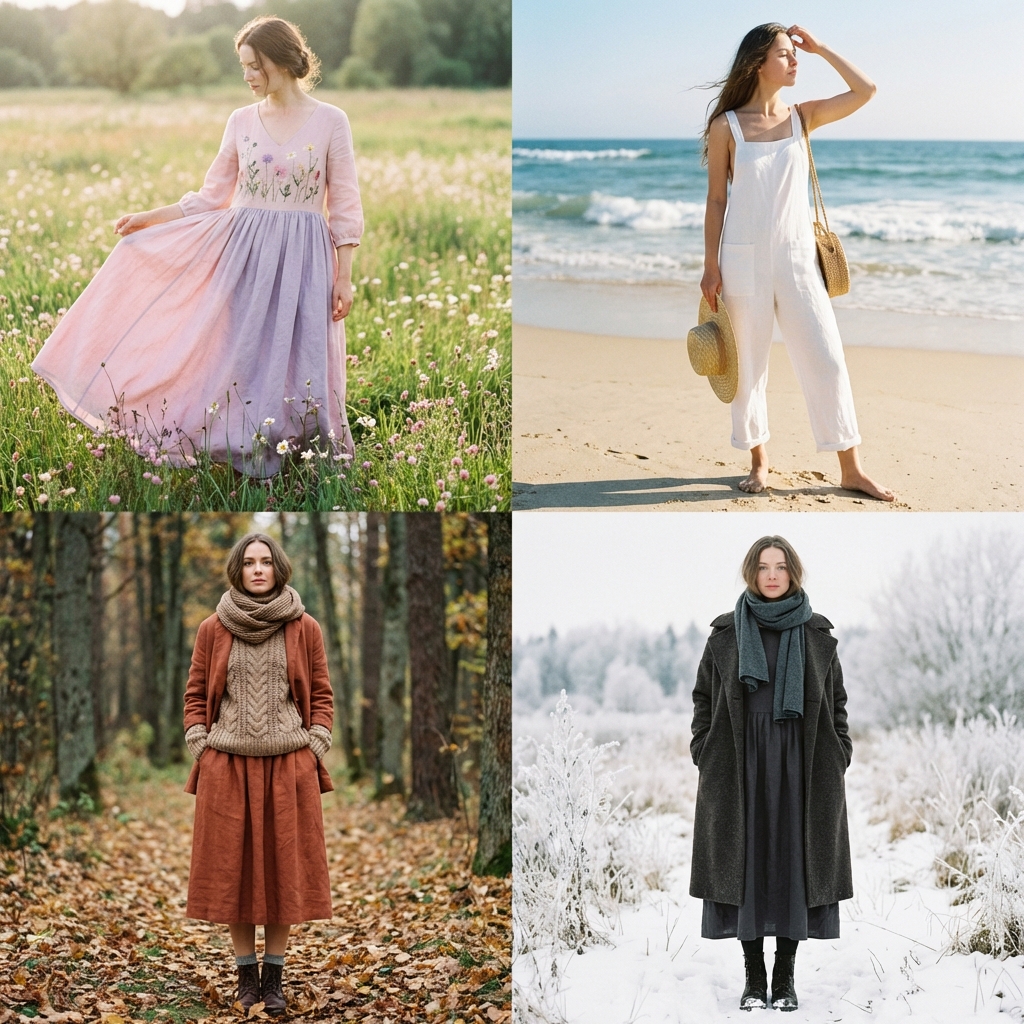 Thời trang linen 4 mùa