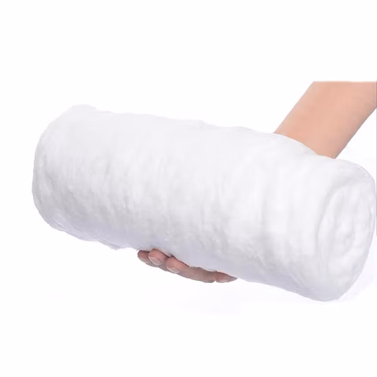 Ce ISO Approved Cotton White Fabric Roll
